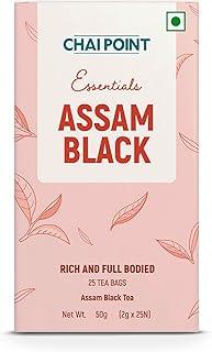 Chai Point Black Tea – 50 Tea Bags (Pack of 2) | Strong & Flavorful Assam Chai | 100% Natural Black Tea Bags