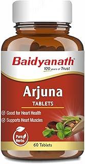 Baidyanath Arjuna Tablets 60 Tabs for Healthy Heart | Helps to maintains Blood & pressure Sugar Level