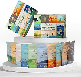 Teabox Authentic Indian Spiced Chai Trial Pack | 20 Unique Chai Blends × 30g | 600 g | No Artificial Flavors | Small-Batch Crafted