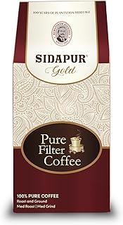 Sidapur Pure Filter Coffee - Roast & Ground (Powder) 100% Coffee, 0% Chicory (500), Packet