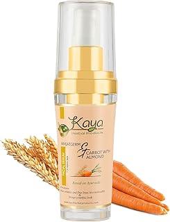 Kaya Herbal Product Wheatgerm & Carrot With Almond Facial Serum For Aging Skin - Help To Wrinkles & Aging Signs | Glow & Softness On The Face Skin – Ayurvedic Skin Serum For Men & Women – 30 Ml