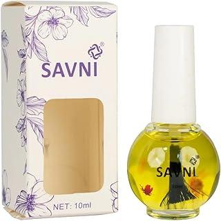 Savni Cuticle Oil with Applicator Brush, Nourishing Nail and Cuticle Care, 10ml