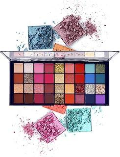 MATT LOOK 36 Colors Catch the Eyeshadow Palette with Waterproof, High Pigment Flawless Finish & Long Lasting | Matte Nude Shimmer Eyeshadow Palette | 20.5g | 01