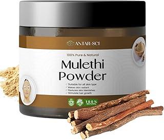 100% Natural Mulethi Powder | Liquorice Powder | For Haircare, Skincare and Health | Natural Herbal Supplement | No Added Preservatives