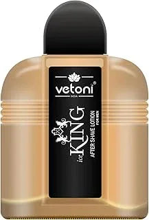 Vetoni Ice King No. 1 Red After Shave Lotion for Men – Menthol & Citrus Burst for Soothing, Moisturizing and Refreshing Skin After Shave Care | (100 ml), Pack of 1