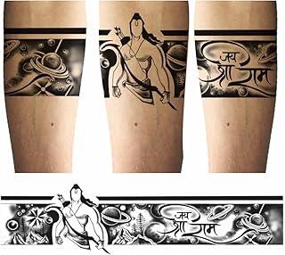 VANVATI Jai Shree Ram Hand Band Temporary Tattoo Stickers For Male And Female Tattoo Sticker