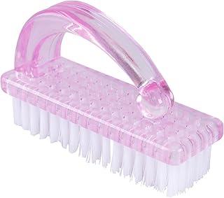 Midazzle Handle Grip Nail Brush Fingernail Cleaner Pedicure Scrub Foot Brushes Toes Cleaning Tool Kit (Multicolor)