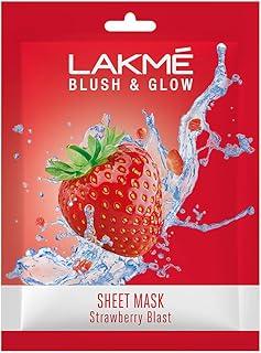 LAKMÉ Blush & Glow Strawberry Sheet Mask, 25 Ml