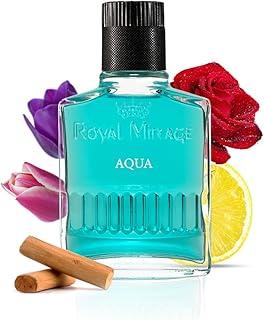 Royal Mirage Aqua Aftershave | Refreshing After-shave Lotion for Men | Lemon, Rose & Sandalwood Notes | Post-shave Lotion | Ideal for Events, Meetings & Date Nights | For a Confident Finish | 100ml