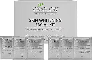 OxyGlow Herbals Skin Whitening Facial Kit|Reducing Spots & Marks|Controls Excess Oil|Nourishing & Rejuvenates Skin| 60Grams (Pack of 1, 60 Grams)