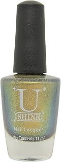 U Shine Buy me Gold | Gold Foil Metallic | No Paraben, Nail Yellowing, Chipping, Cracking & Long Wear | Vegan & FREE from Harmful Chemicals - 11ML