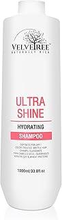 VELVETREE Ultra Shine Hydrating Shampoo, 1000ml, For Dry and Colour-Treated Hair, With Keratin and Wheat Proteins
