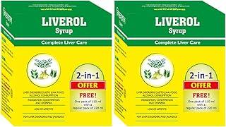 Baidyanath Liverol Syrup - 220 ml with Syrup - 110 ml (Pack of 2)