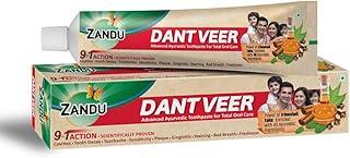 Zandu Dantveer, 100G, Fights 9 Dental Problems, With Irimedadi Oil, Advanced Ayurvedic Oral Care Toothpaste, Scientifically Proven Formula