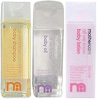 Mothercare All We Know Baby Shampoo, Oil, and Lotion Combo (300ml Each)