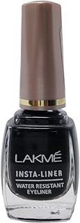 LAKMÉ Insta Liner-Water Resistant Eye Liner Gel, 9Ml Bottle Matte Finish, Black
