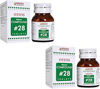 Dr. Bakshi's BAKSON'S HOMOEOPATHY COMPOUND #28 TABLETS-100 TABS (Pack of 2)