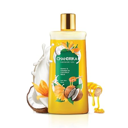 Chandrika Shower gel Honey and Champa in Coconut milk 250ml