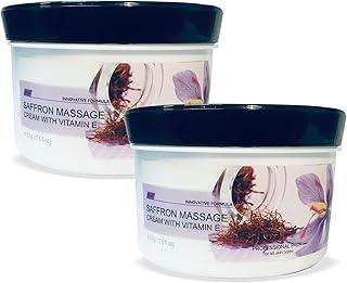 OxyGlow Herbals Saffron Face Massage Cream- Enriched with Vitamin E For Healthy & Glowing Skin 500 Gm (Pack Of 2)