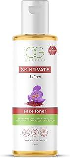 OG BEAUTY Natural SkinTivate Saffron Face Toner | Instant Hydration, Tightens Pores, Restores PH Balance, Fades Blemishes | 100 ML