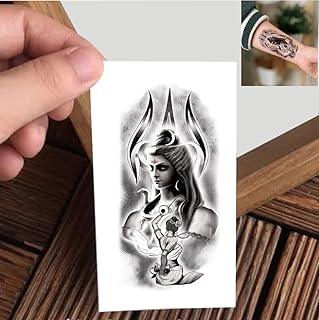 VANVATI Lord Shiva With Trishul And Ganga Maa Temporary Tattoo Sticker For Male And Female Tattoo Sticker