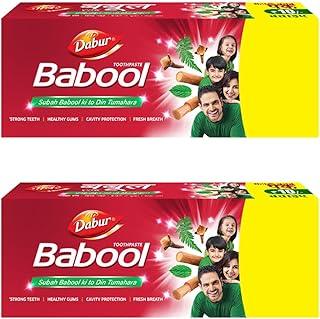 Dabur Babool Ayurvedic Toothpaste -700g (350g x 2) | For Strong Teeth & Healthy Gums | Helps in Cavity Protection, Fresh Breathe | All Round Protection