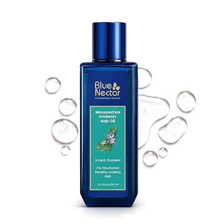 Blue Nectar 10% Rosemary Oil for Hair Growth & Hairfall Control | 100ML
