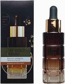 CRAZY HUDA 24 K Gold Serum Smooth Wrinkles Firm Revitalize Effective for all skin tone