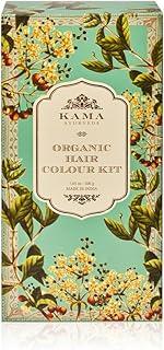 Kama Ayurveda ITM01361 Organic Hair Color Kit, Hair Color, Henna Powder and Indigo Powder, 200g - Multicolor (Pack of 1 each)