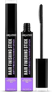 ORGATRE Frizz Free Hair Finishing Stick – Anti?Frizz Hair Wax Wand for Flyaways, Non?Sticky, Non?Greasy Hold, Baby Hair Control & Edge Tamer, Rosemary Infused 15?ml