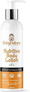 Babynaturo Nutritive Baby Body Lotion - Green Tea | Made with Aloe vera, Jojoba, Apricot,coconut oil,and Chamomile Extract|Made for Babies & Kids| 200ml