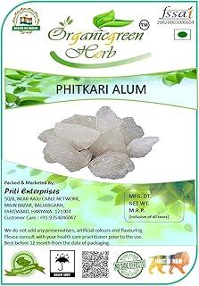 Organicgreen Herb Phitkari Alum Stone 1 kg (1000 Gms) Skin Shave Face Fitkari Phitkari Phitakri