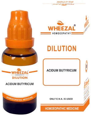 Wheezal Acidum Butyricum Dilution 1M bottle of 30 ml dilution