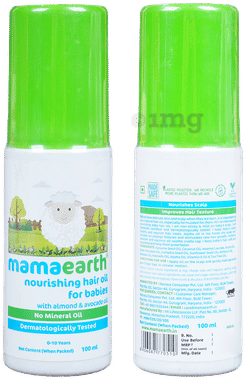 Mamaearth Nourishing Baby Hair Oil bottle of 100 ml oil by Mamaearth – Shop authentic Mamaearth products. Free S/H Singapore, Dubai, Japan. Trusted since 2013, 50K+ orders