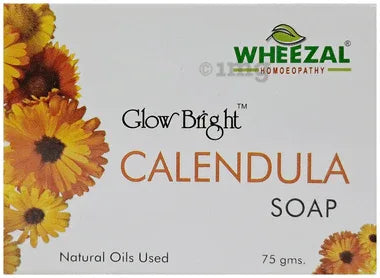 Wheezal Glow Bright Calendula Soap packet of 75 gm soap