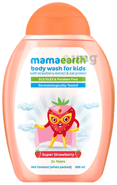 Mamaearth Body Wash for Kids with Strawberry Extract & Oat Protein bottle of 300 ml body wash by Mamaearth – Shop authentic Mamaearth products. Free S/H Singapore, Dubai, Japan. Trusted since 2013, 50K+ orders
