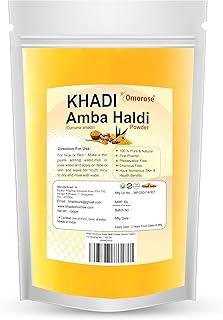 Khadi Omorose Kasturi Haldi (Amba Haldi) Powder | For Glowing Skin | 100 Gm