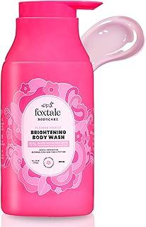 Foxtale De-Tan Brightening Body Wash | Glycolic Acid & Niacinamide for Glowing Skin | Removes Tan & Evens Skin | 6+ hrs odour control | SLS-Free | Body Wash for Women & Men | All Skin Type | 250 ml