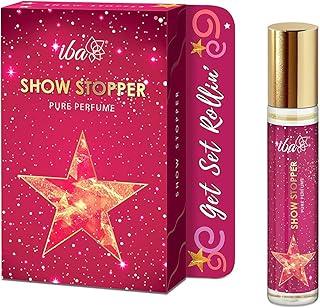 Iba Pure Perfume - Show Stopper 10 ml, Premium Long Lasting Floral, Musky & Spicy Fragrance for women | Skin Friendly Fresh Perfume for Everyday Fragrance | Alcohol Free | Halal Certified & Vegan
