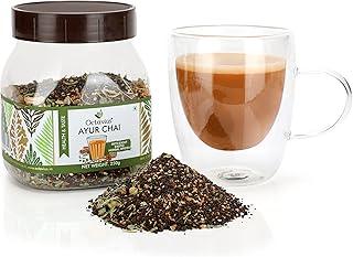 Octavius Ayur Chai - 250 Gms Jar | 8 Ayurvedic Herbs And Spices | Herbal Tea | 100% Natural | Made With Exotic Indian Ayurvedic Herbs | Immunity Booster | Nature Care Tea