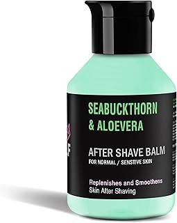 Pink Woolf After Shave Lotion Seabuckthorn & Aloe Vera | Soothes, Hydrates, And Refreshes Skin After Shaving | Suitable For All Skin Types - 110 ml (Pack Of 1)