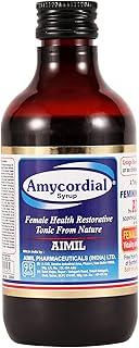 AIMIL Amycordial Syrup - 200ml | Female Health Restorative Tonic | Contains Shatavari, Amla, Guduchi, Methi and more