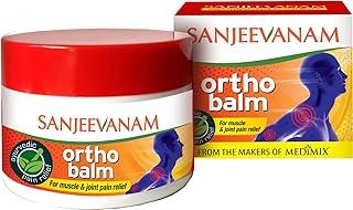 SANJEEVANAM Medimix Ortho Balm | For Muscle & Joint Pain Relief | An Ayurvedic Pain Relief Balm | 25G