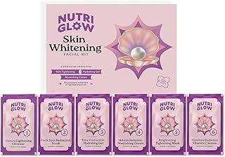 NutriGlow's Salon Series Facial Kit for Glowing Skin, Dullness Treatment, Suitable for All Skin Types, Unisex Facial Kit, At-Home Salon Glow, 60g