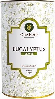 One Herb - Eucalyptus Tea Leaves 150 grams, Relieves Common Cold, Helps Lower Blood Sugar, Relieves Stress, Herbal Tea, Caffeine Free