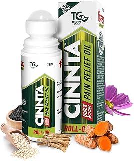 TEACHERS' GRACE SCIENTIFIC AYURVEDA Cinnta Pain Relief Roll On - 75Ml | 27 Herbal Formulation | Relief From Back, Arthritis, Neck, Knee & Sciatica, Joint Pain