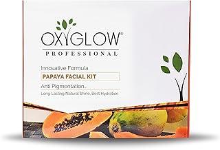 OXYGLOW Herbals Papaya Facial Kit |6 Step Deep Clean and Improve skin Glow | for all types skin | for women | for men | White, 260 g | Pack of 1 (with 6 Steup Count)