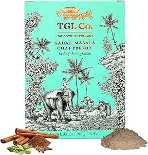 TGL Co. Kadak Masala Instant Chai Premix | Instant Tea | Masala Chai | Bold & Aromatic Spiced Tea| Convenient Desi Chai| Perfect for Travel & On-the-Go