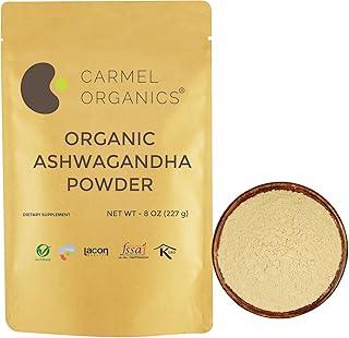 CARMEL ORGANICS Ashwagandha Powder 227g – Stress & Anxiety