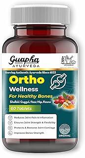 Guapha Ayurveda Ortho Wellness | For Healthy Bones & Joints With Herbal Extracts Of Boswellia Serrata, Curcumin, Rosehip | 60 Tablets
